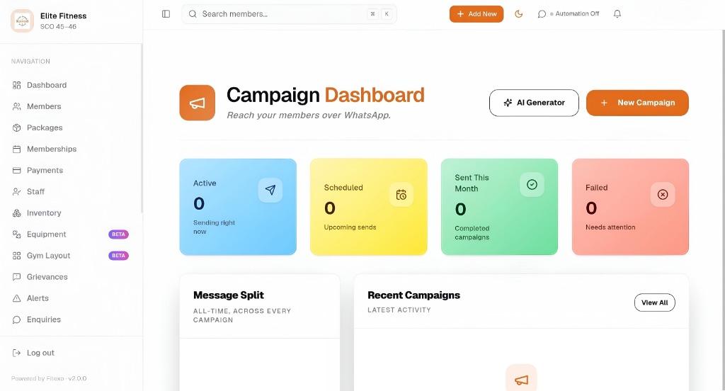 Smart Marketing Campaigns Screen Preview